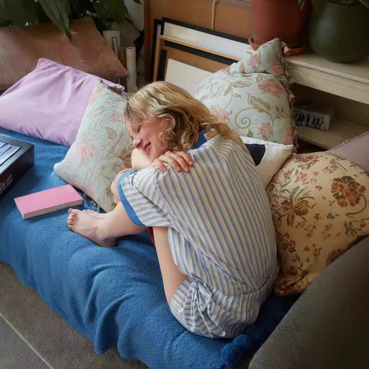 Dame stribet Pyjamasæt med kontrasterende lommer Stilla
