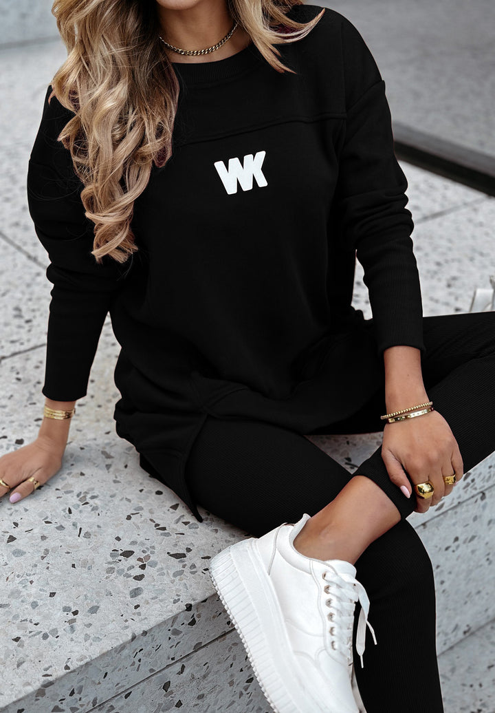 Dame Oversized Fritidsdragt med afslappet snit og elegante detaljer Stilla