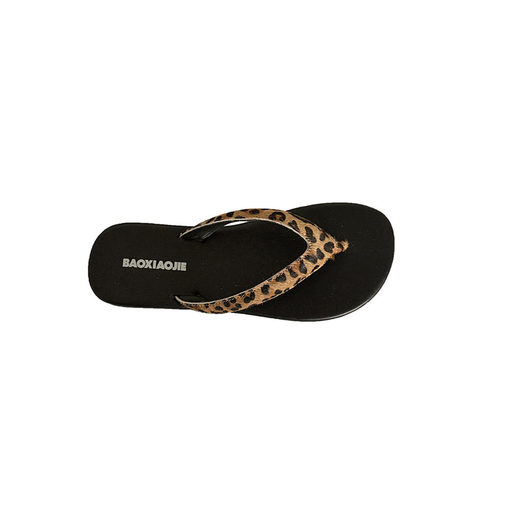 Dame Chic Exotisk Tryk Flip-Flops Stilla