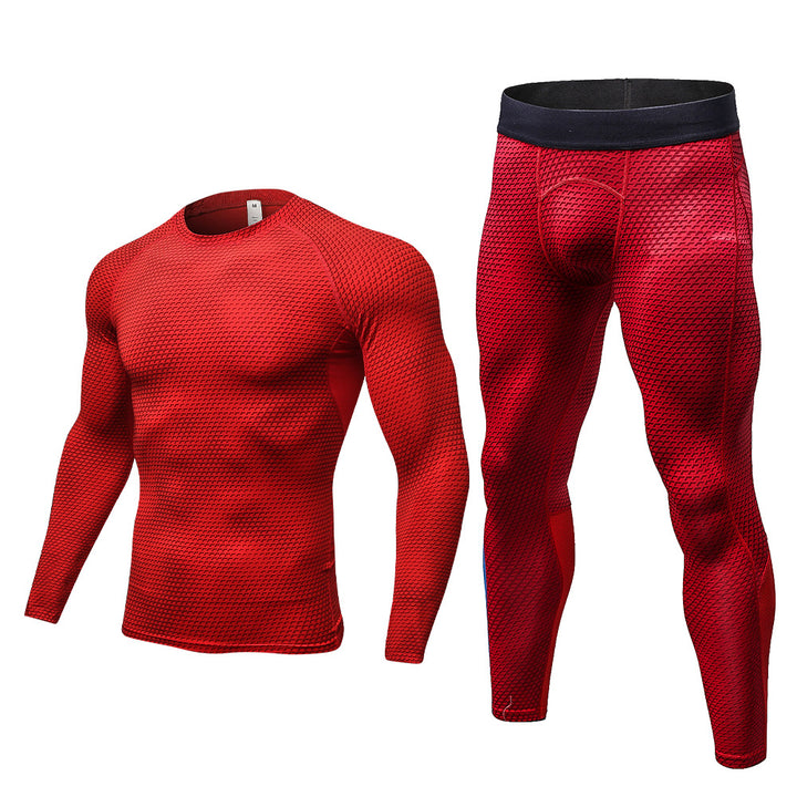 Herrer funktionel overdel og kompressions leggings sæt Stilla
