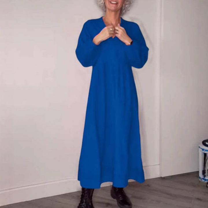 Dame Maxikjole med moderne snit og elegante detaljer Stilla