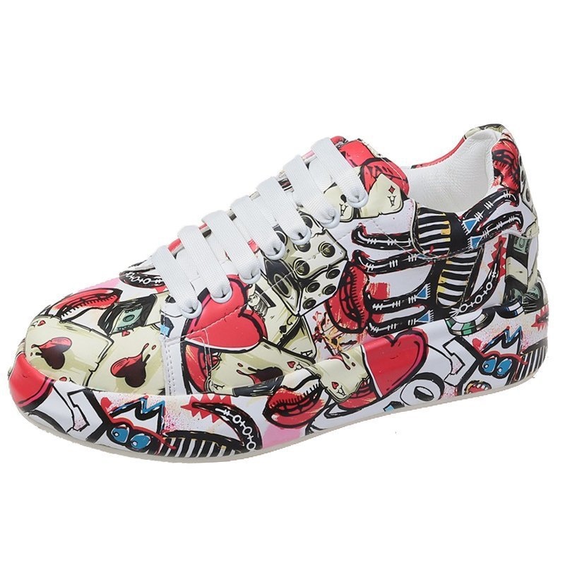 Dame Mode-Sneakers med kreativ grafikdesign Stilla