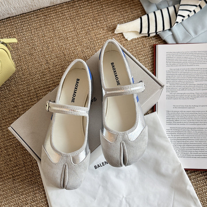 Femme Elegante Mary Jane Ballerinas med spænde detaljer Stilla
