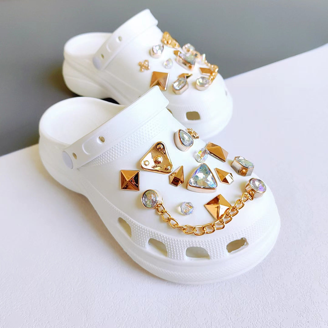 Dame Trendy og komfortable Clogs med smukke rhinsten Stilla