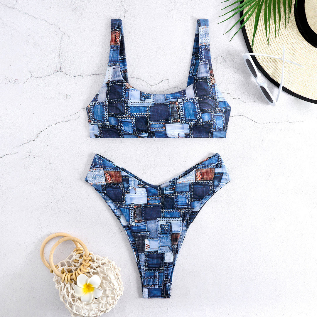 Dame Høj kvalitet Bikini-sæt med moderne snit og trendy farvekombination Stilla