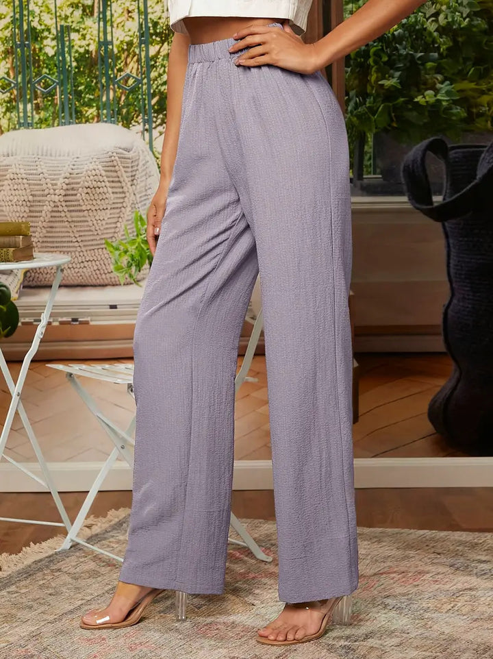 Dame elegant og luftig Palazzo-bukser Stilla