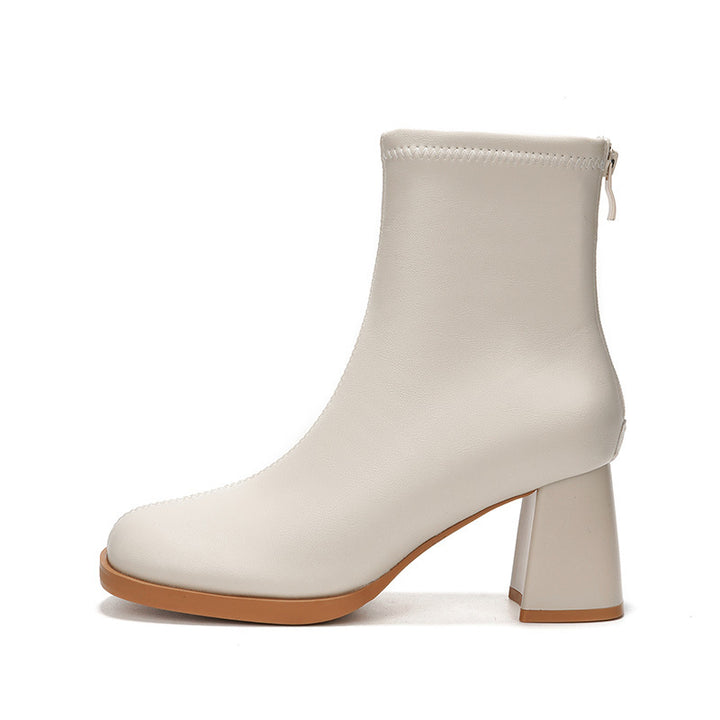 Femme Stilfulde Chunky Heel Støvler Stilla