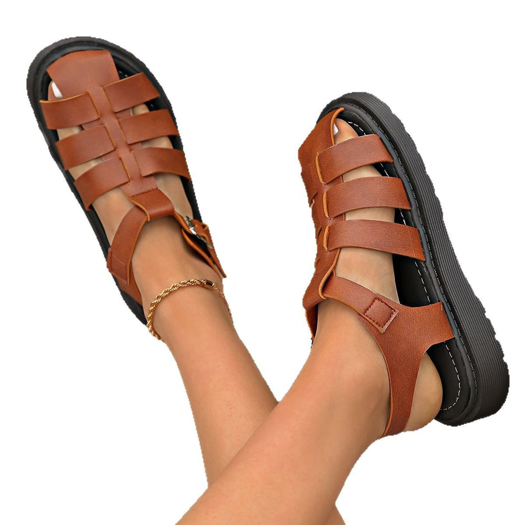 Dame komfortable og moderne sandaler med justerbare remme og skridsikker sål Stilla