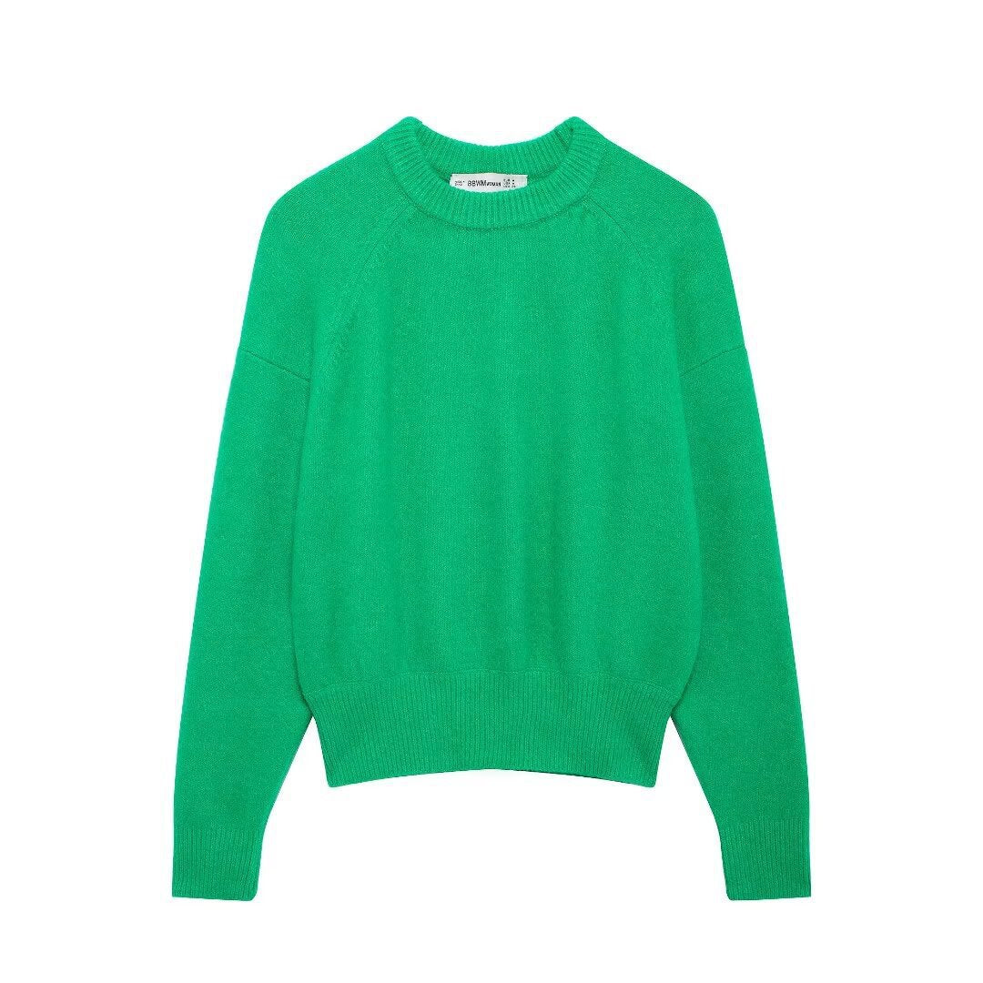 Femme Cozy Blød Strik Pullover Sweater Stilla
