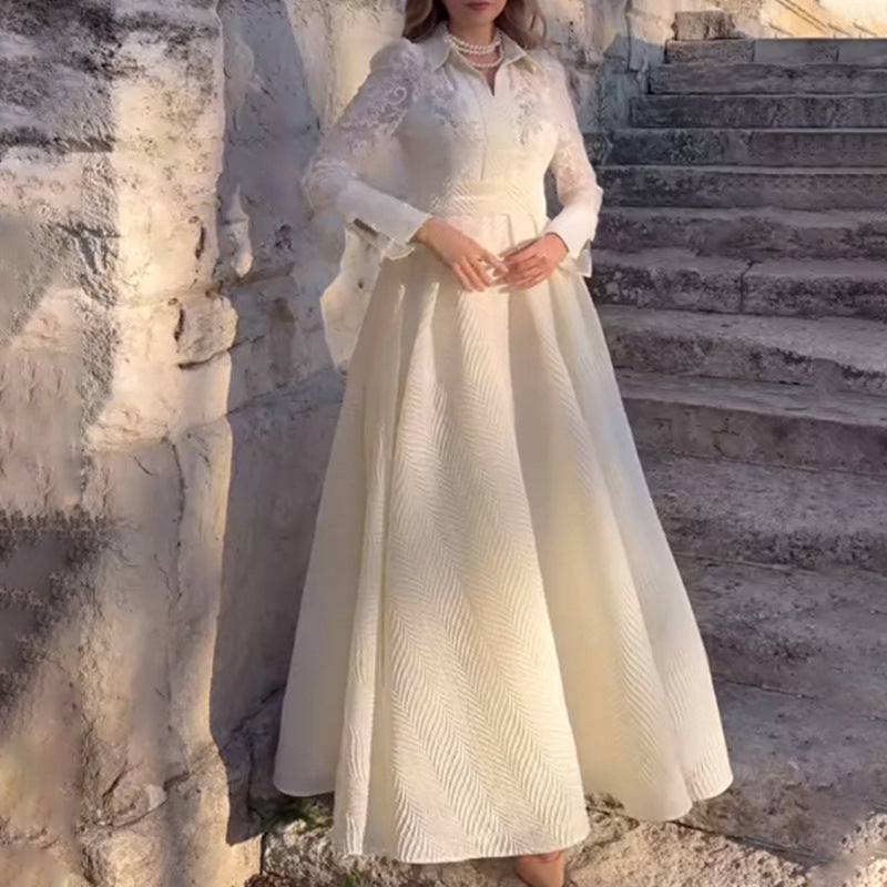 Stilla | Elegant Vintage Langeærmet Fashion Slim Kjole