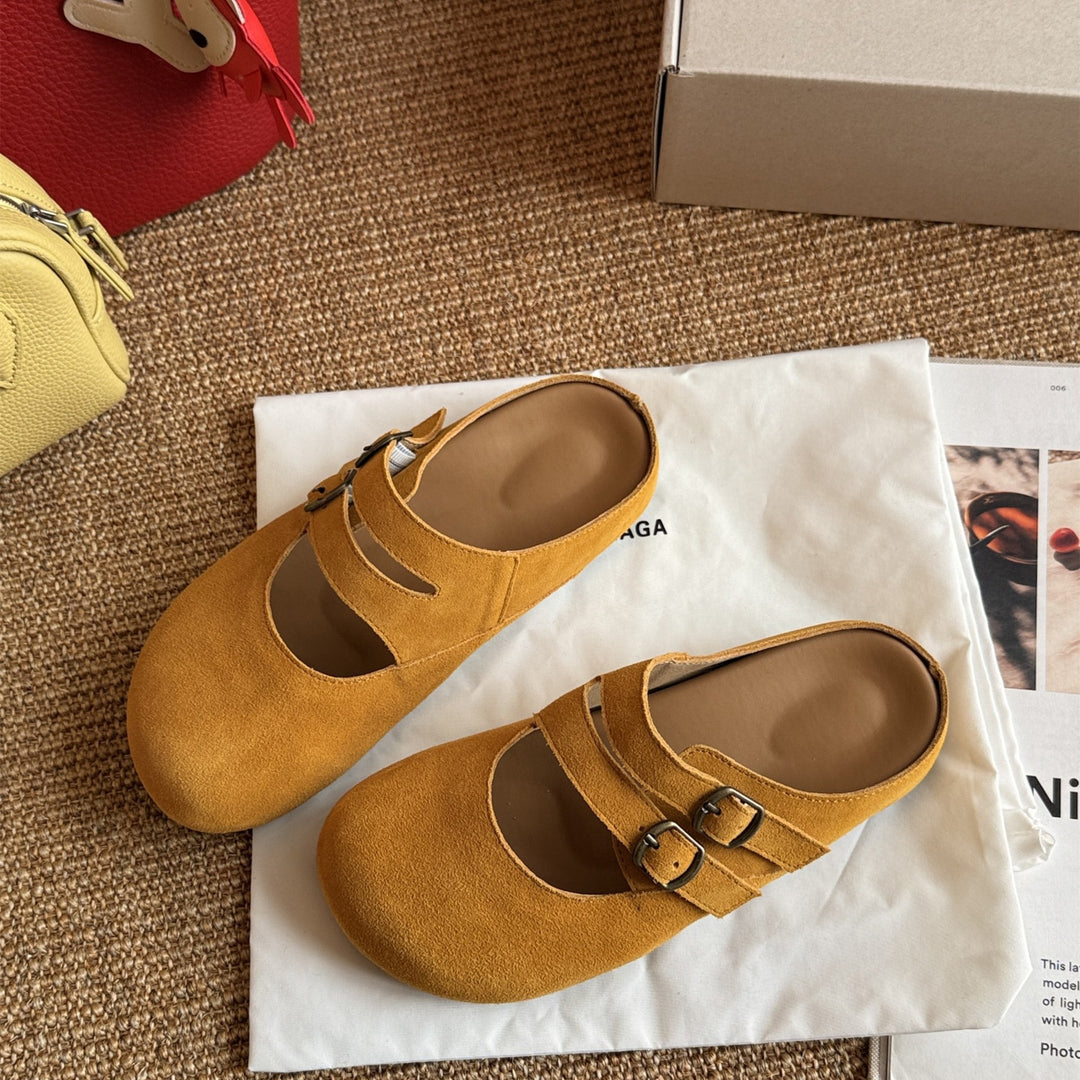 Femme Comfort Spænde Slide Mules Stilla
