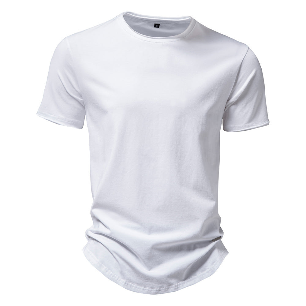 Herre T-shirt lavet af kvalitets, åndbart bomuldsblanding med moderne snit Stilla