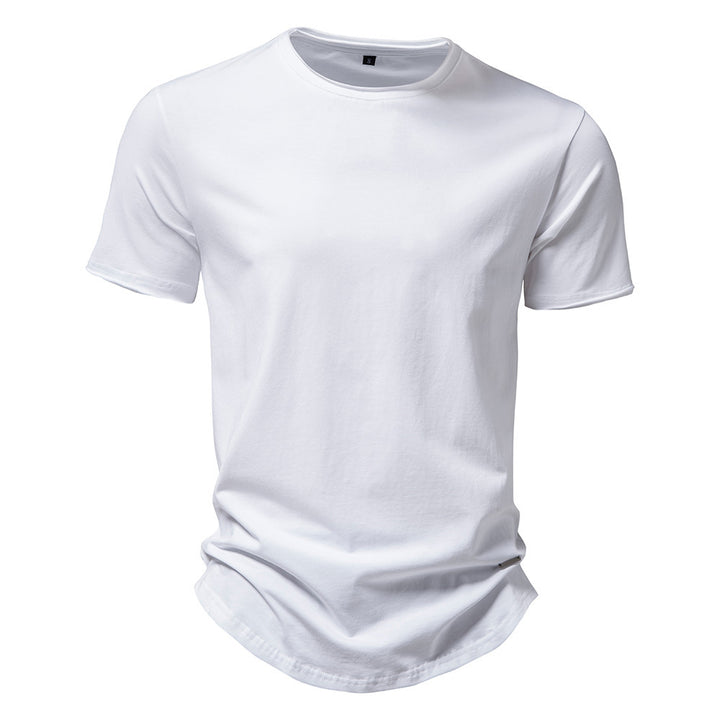 Herre T-shirt lavet af kvalitets, åndbart bomuldsblanding med moderne snit Stilla