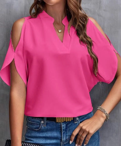 Dame Cold Shoulder Bluse Stilla