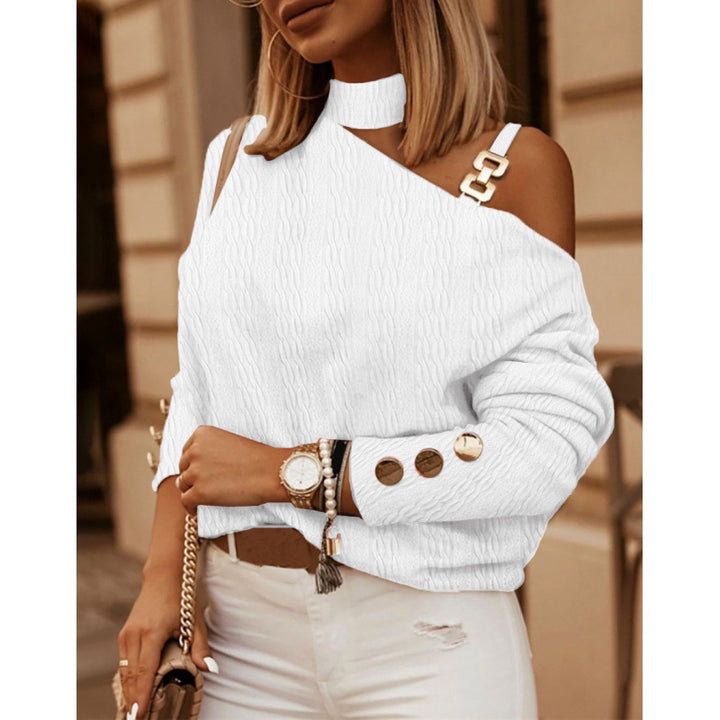 Femme Stilfuld Cut-Out Pullover Stilla