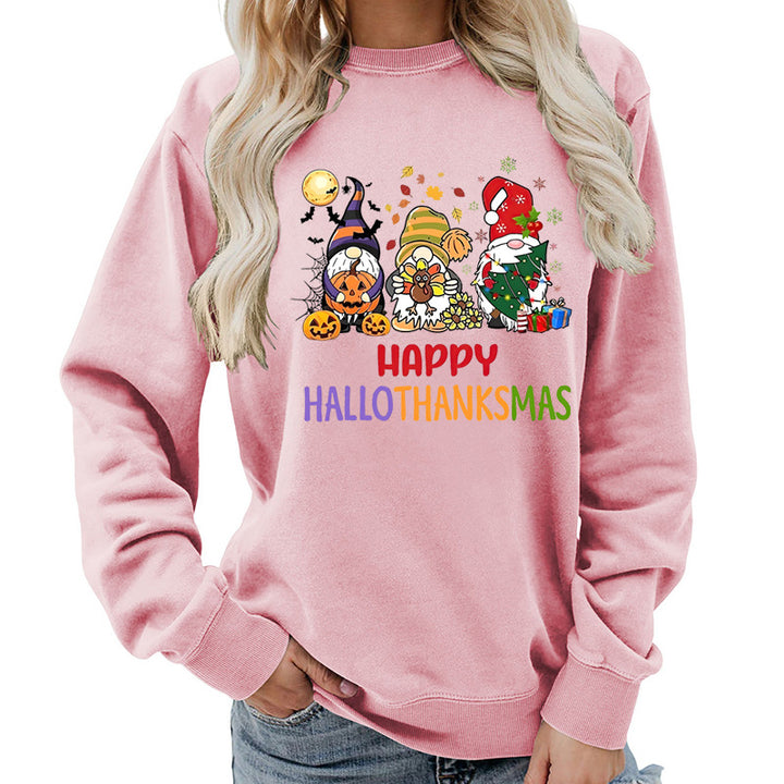 Kvindernes sweatshirt med muntert feriedesign Stilla