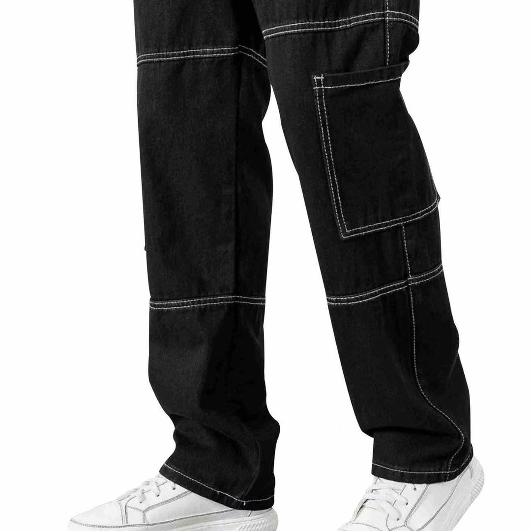 Herrer Cargo-Jeans med praktiske lommer og afslappet snit Stilla