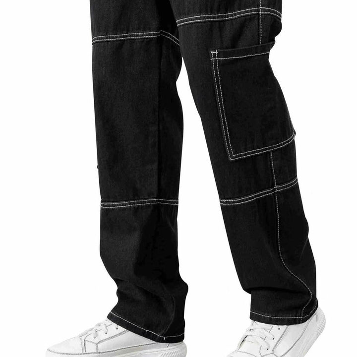 Herrer Cargo-Jeans med praktiske lommer og afslappet snit Stilla