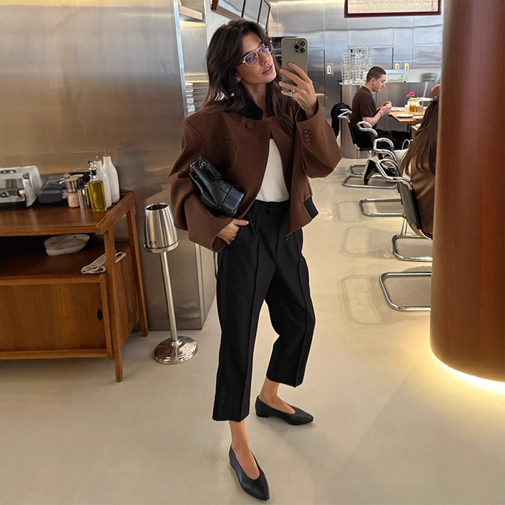 Kvinders Mode Oversized Blazer Jakke Stilla