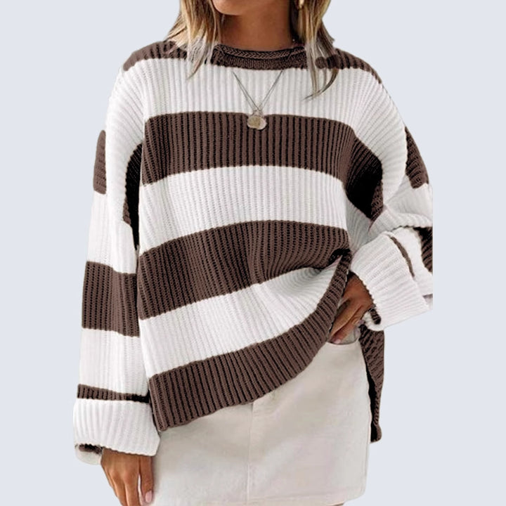 Dame elegant oversized pullover Stilla
