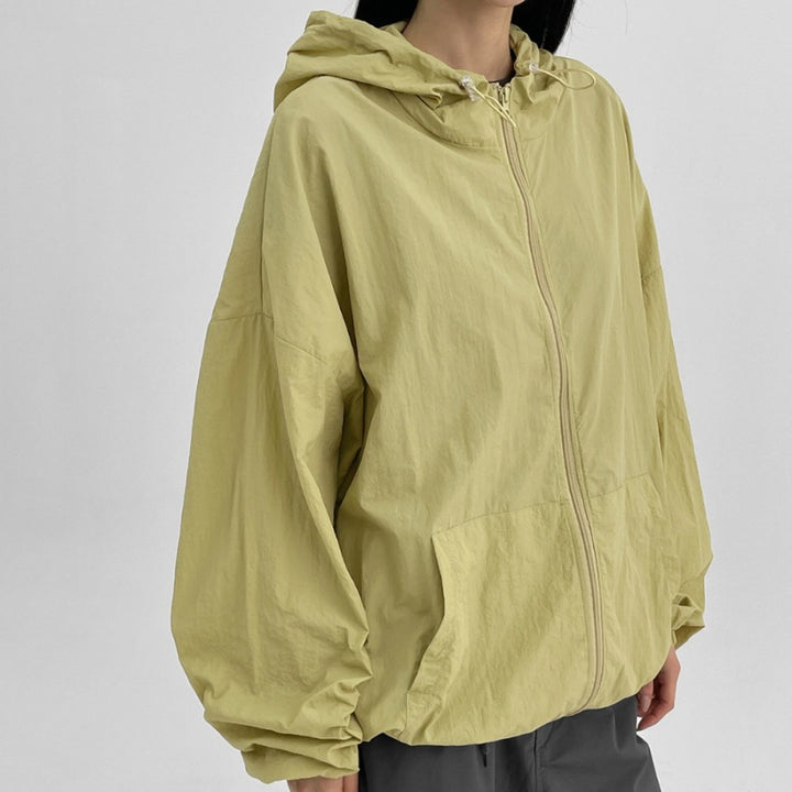 Kvindernes lette oversized overgangsjakke Stilla