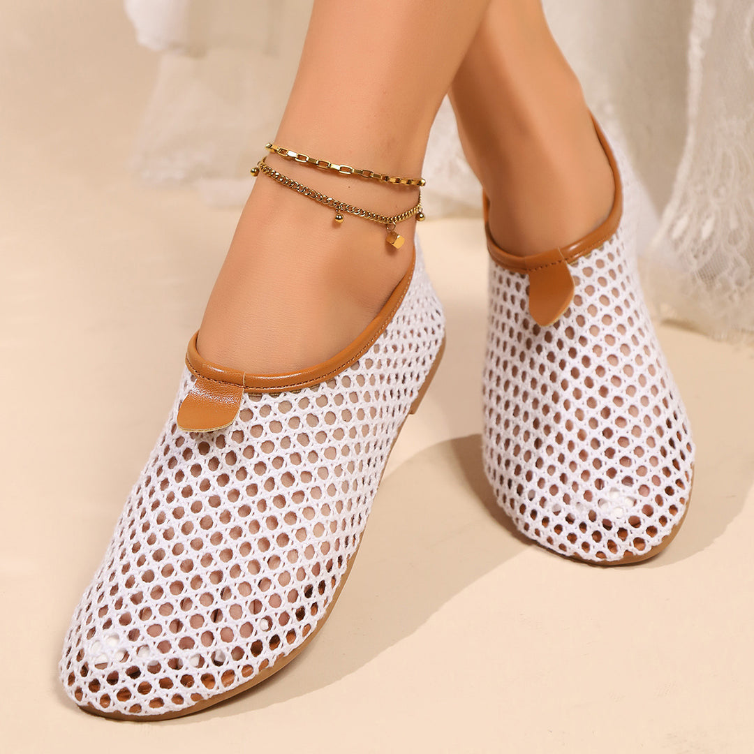 Dame net-sandaler Stilla