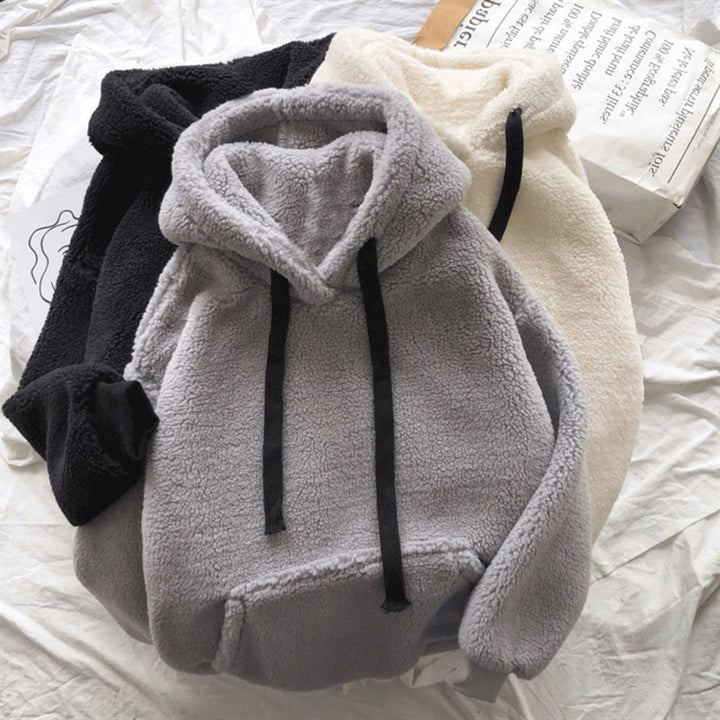 Femme Plush Fleece Hættetrøje Stilla