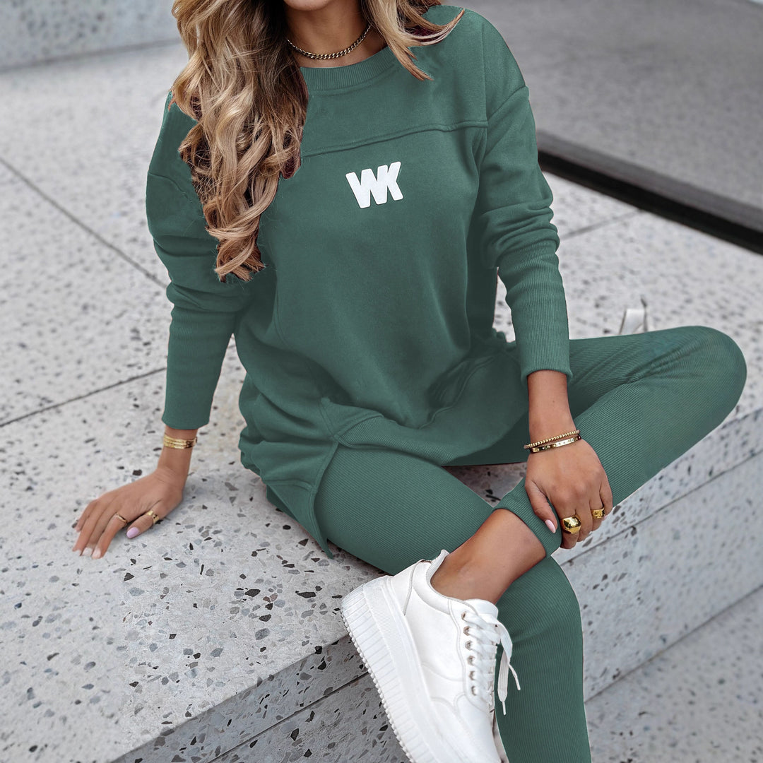Dame Oversized Fritidsdragt med afslappet snit og elegante detaljer Stilla