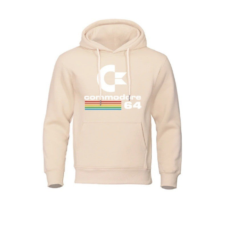Kvinders hoodie med retro computer motiv Skovae