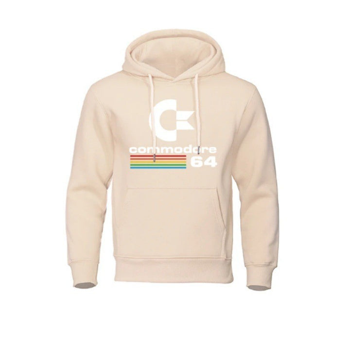 Kvinders hoodie med retro computer motiv Skovae