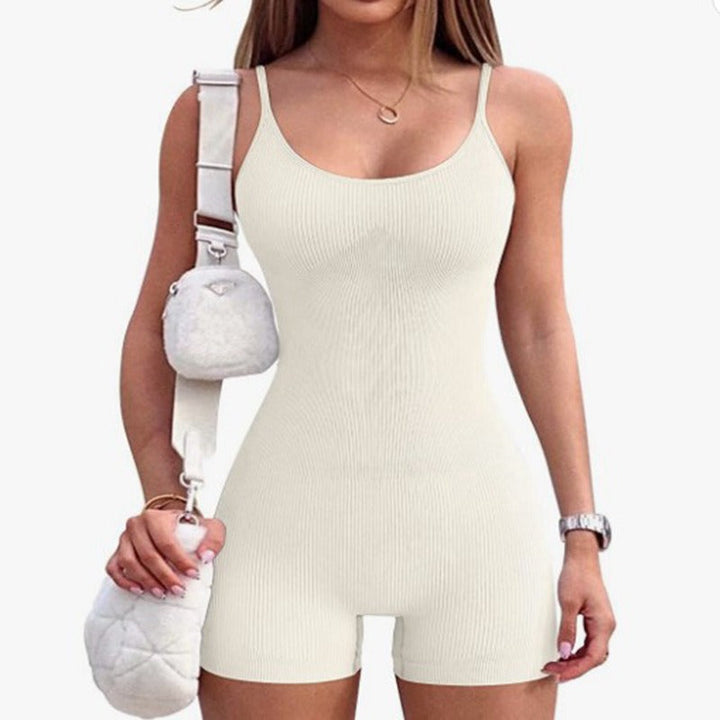 Stilla | Tæt Sommer Stropp Bodysuit Shorts
