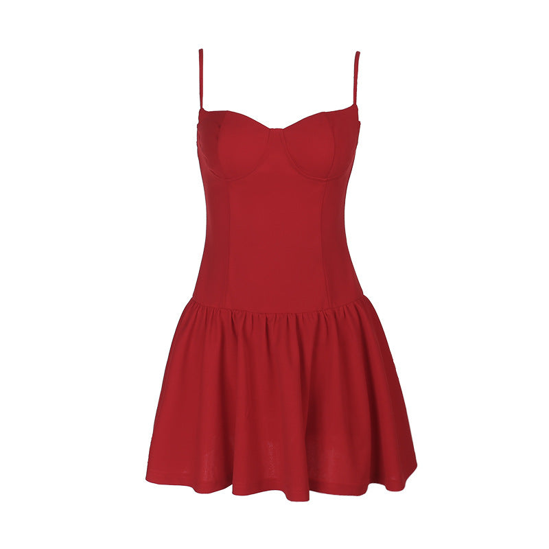 Dame Flirty A-linje Mini Kjole Stilla