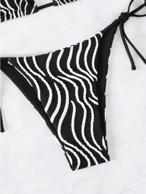 Dame Exotisk Dyreprint Bikini-Sæt Stilla