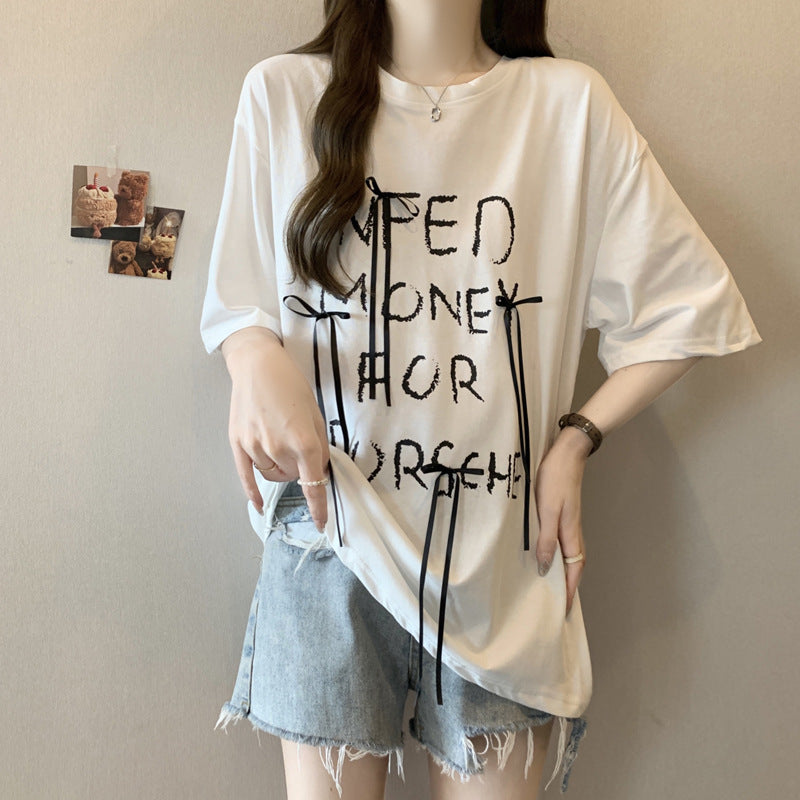 Femme Casual Statement Grafik Tee Stilla