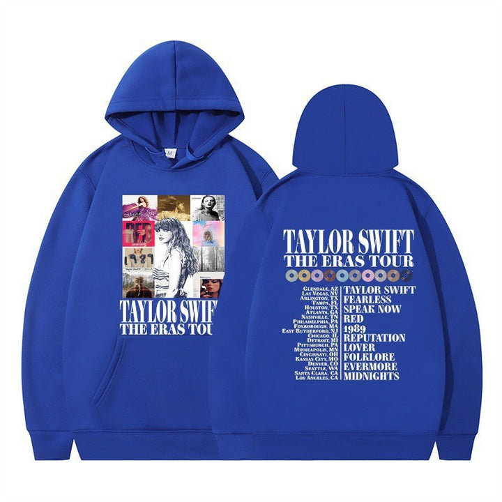 Dame hoodie med kunstnerisk koncertmotiv Skovae