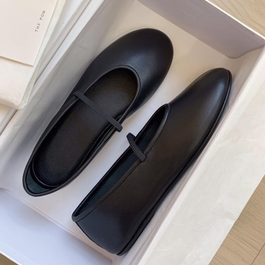 Dame elegante Ballerinas med behagelig ankelforstærkning Stilla