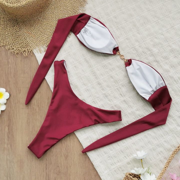Dame bikini-sæt med smart bindebånd og moderne design Stilla