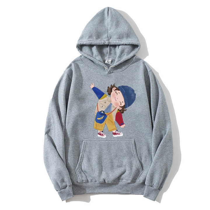 Dame hoodie med legende børne design Skovae