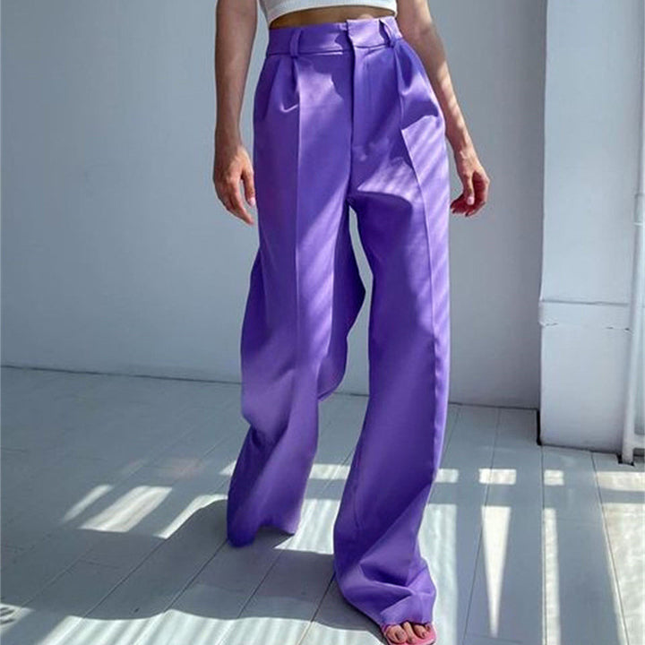 Dame Bred Chinobukser med elegant liv Stilla
