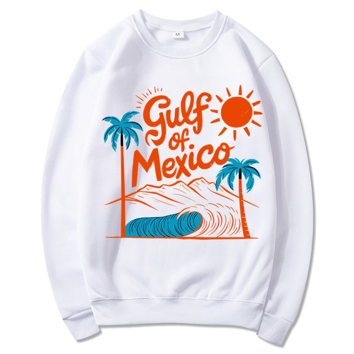 Kvinders sweatshirt med maritimt grafisk design og afslappet snit Stilla