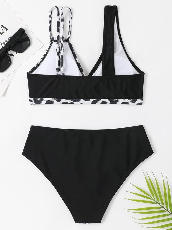 Dame Stilfuld Asymmetrisk Bikini-Sæt Stilla
