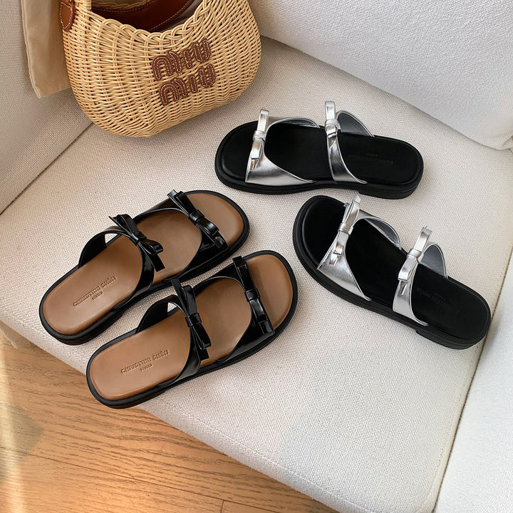 Dame justerbare Slingback flade sandaler Stilla