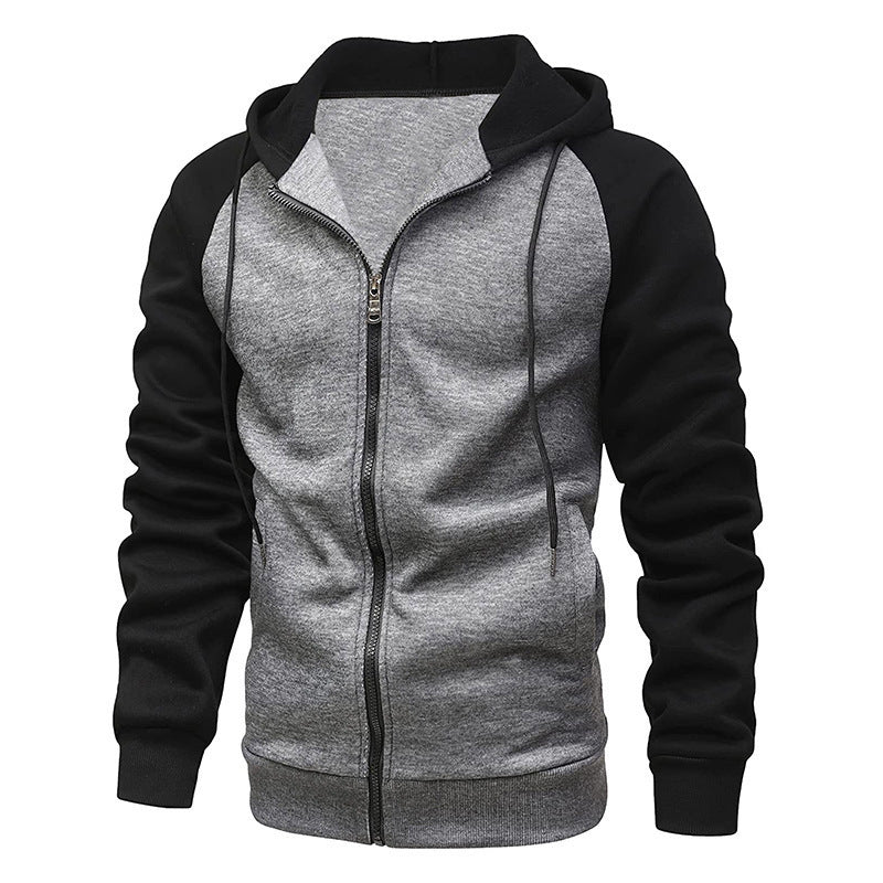 Herrer Hoodie med kontrasterende ærmer Stilla