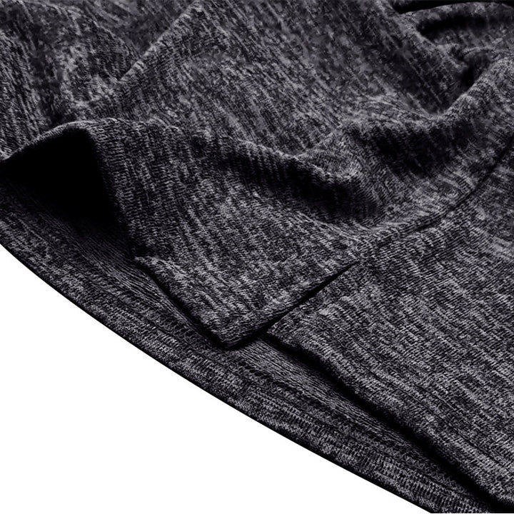 Herre langærmet Henley-shirt i åndbart bomuldsblanding med elegant knapliste Stilla