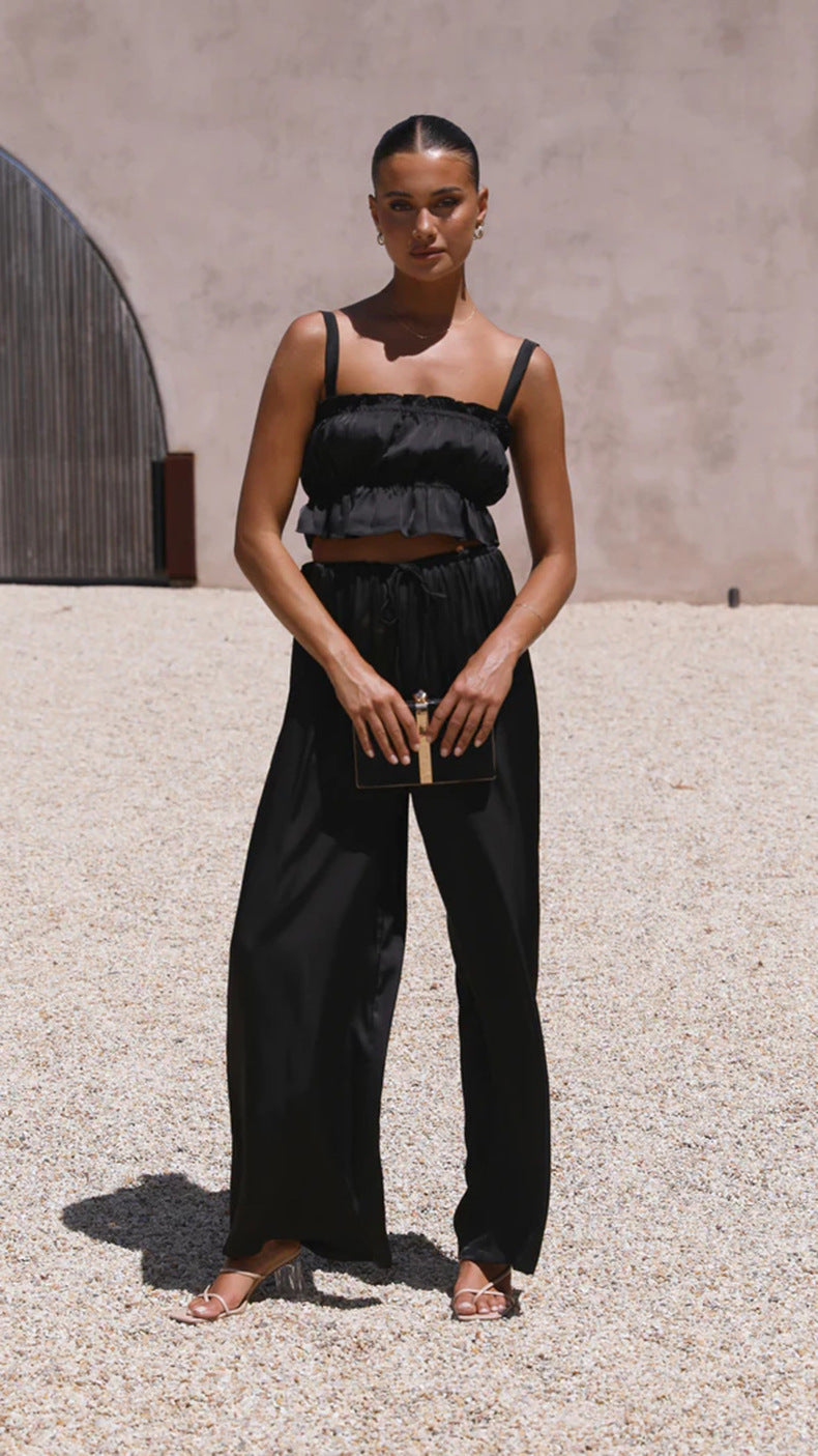 Dame Luxus Flæse To-delt Sæt Stilla