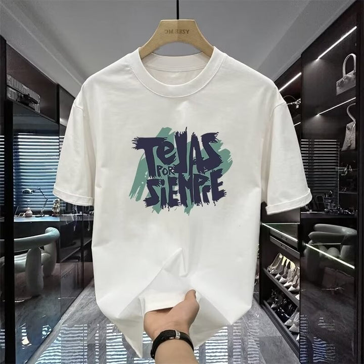 Dame T-Shirt med kreativ Texas-grafiktryk og afslappet snit Stilla