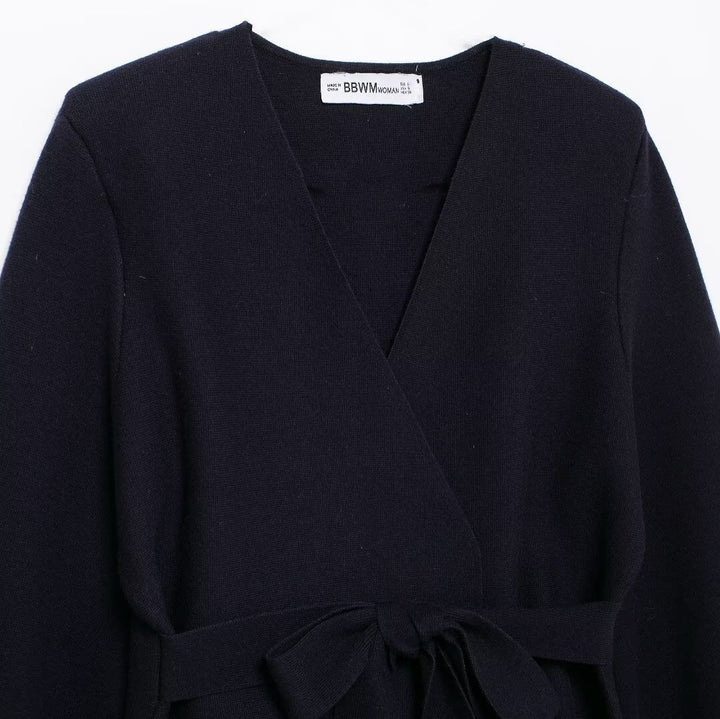 Femme Viskosebluse med bånddetalje Stilla