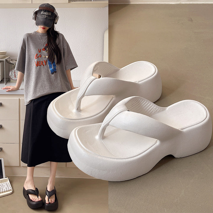 Dame platform badesko med trendy design Stilla