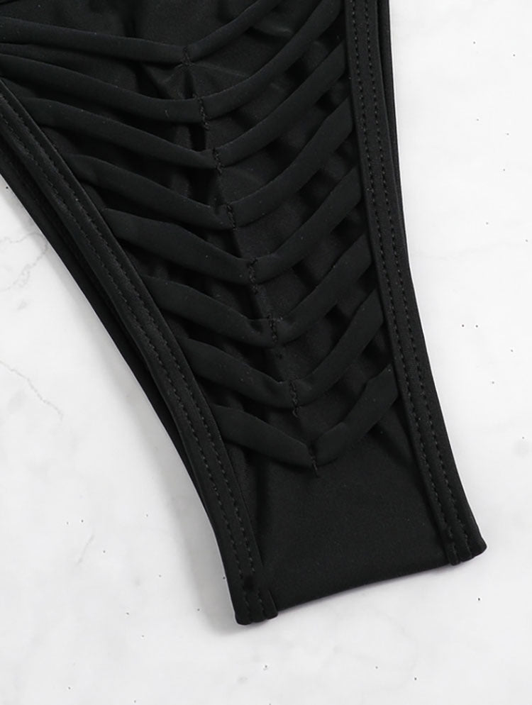 Damer Triangel-Bikini med raffineret snøredesign Skovae
