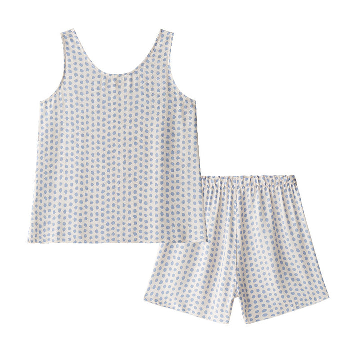 Dame bluse top med blomstret design og maxilængde snit Stilla